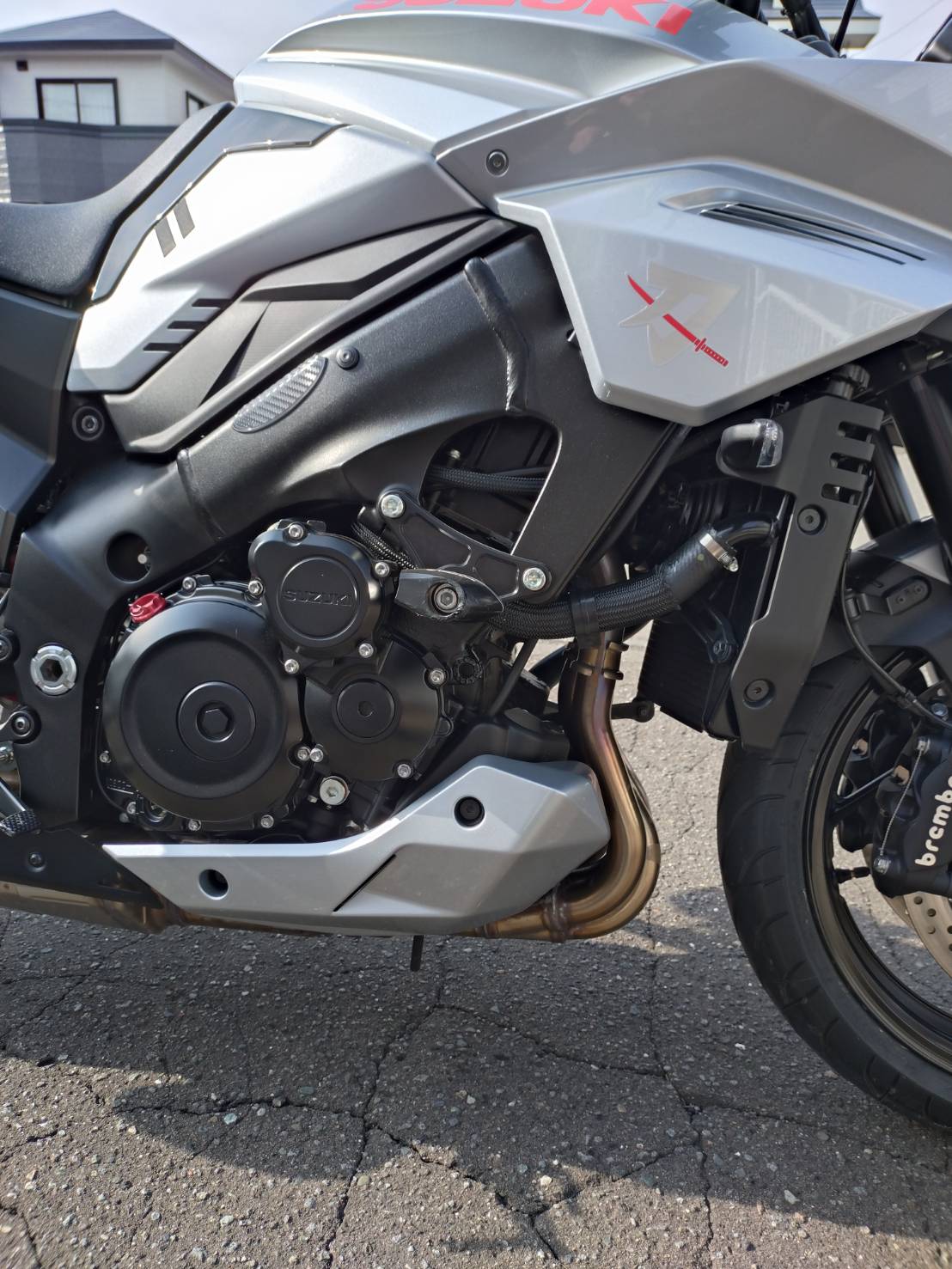 バイクのカウル塗装